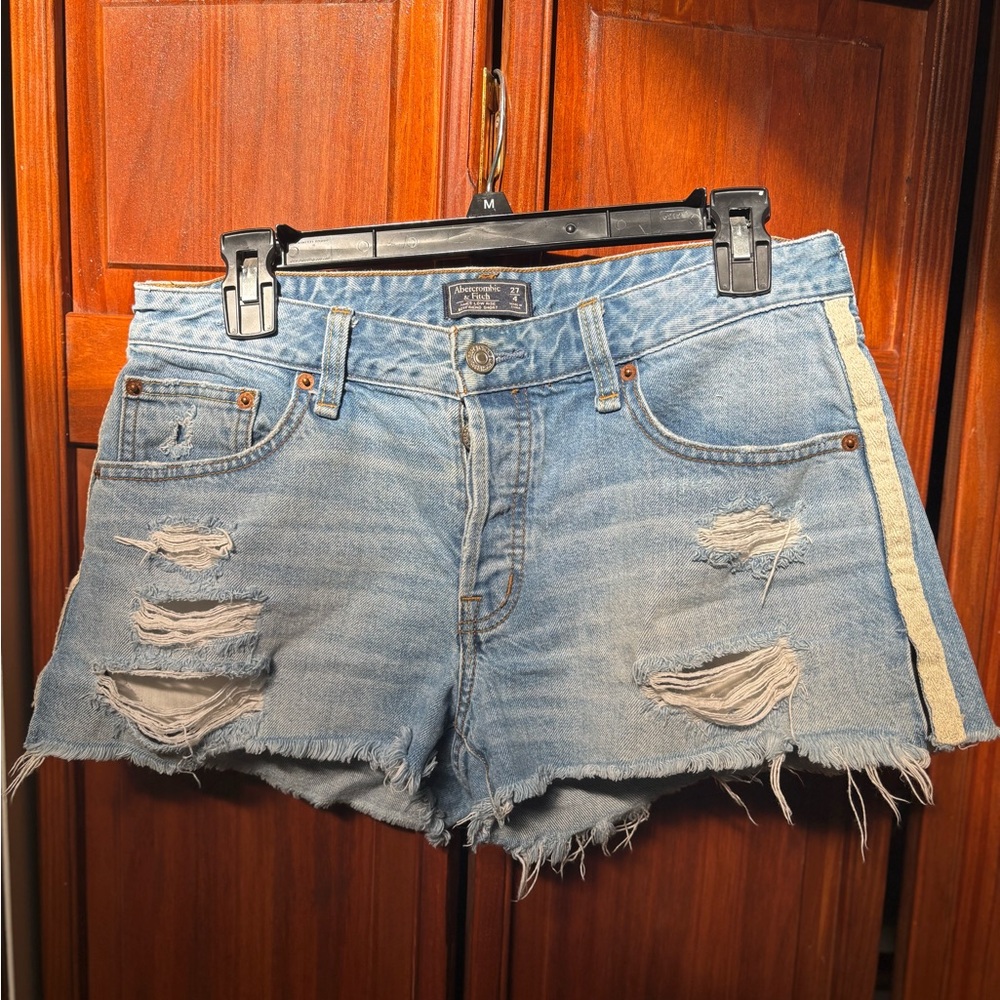 Abercrombie and fitch denim shorts